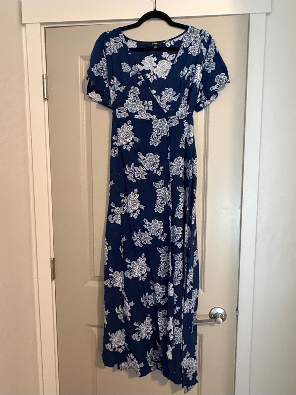 Floral Wrap Maxi Dress